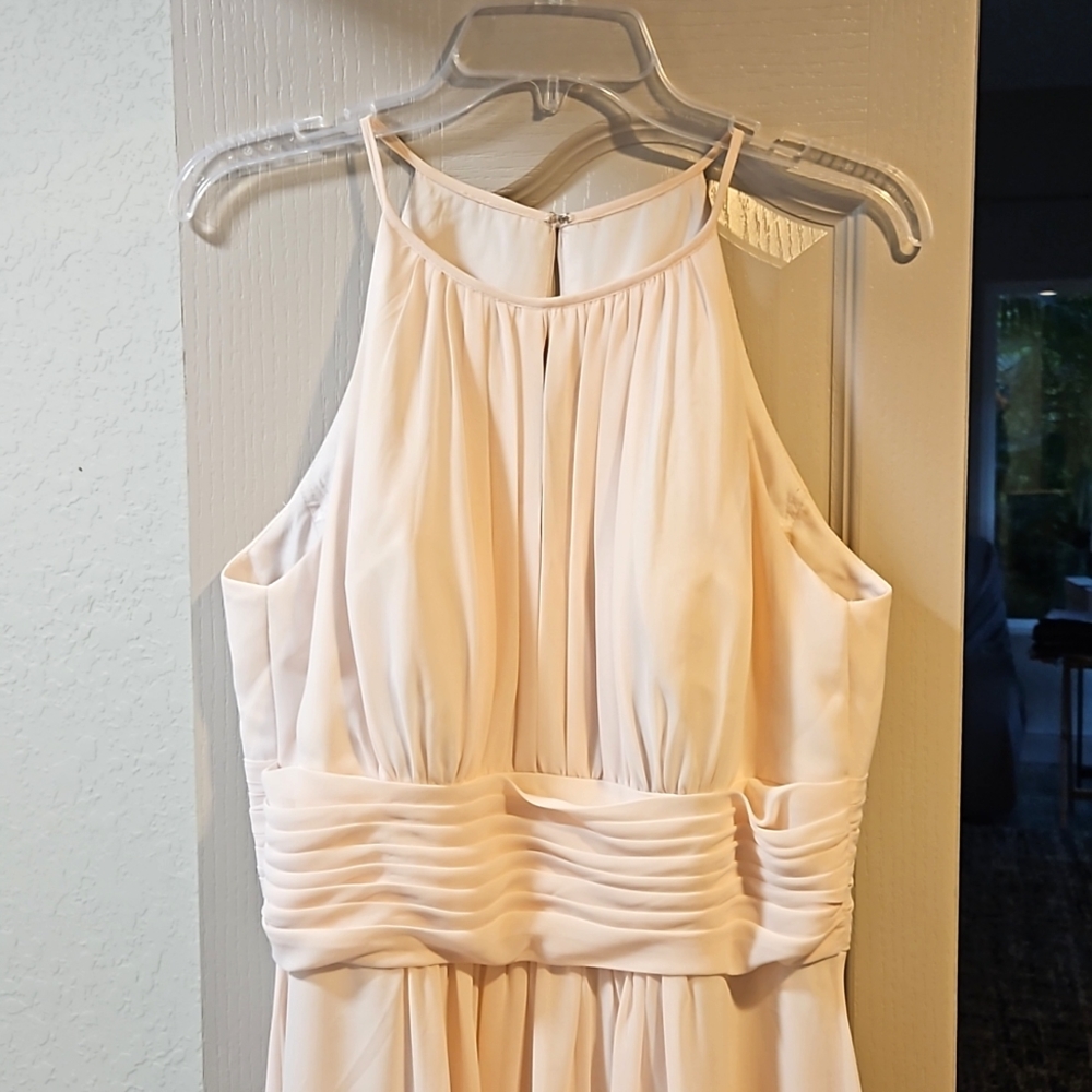 Azazie Floor-length chiffon (A-line cut)